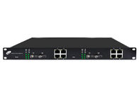 Commutateur contrôlé de fibre d'Ethernet ports optiques et 8 de 4 gigabits de Gigabit Ethernet